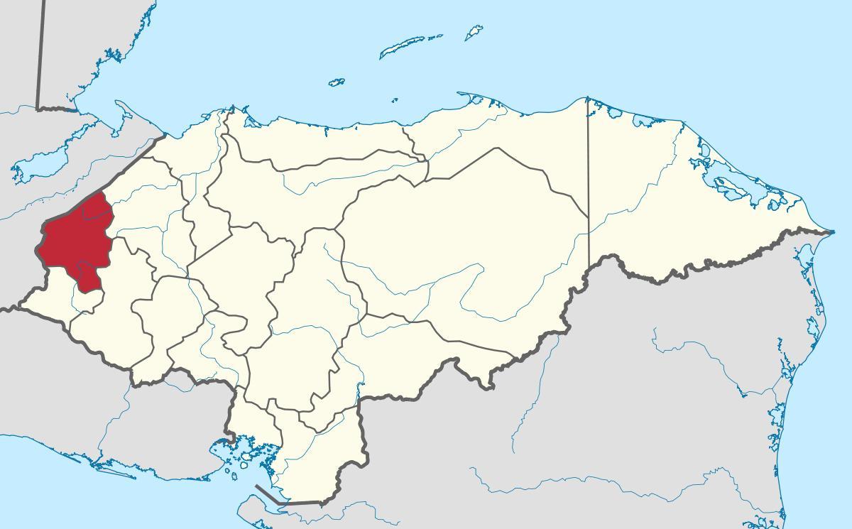 نقشه از copan هندوراس