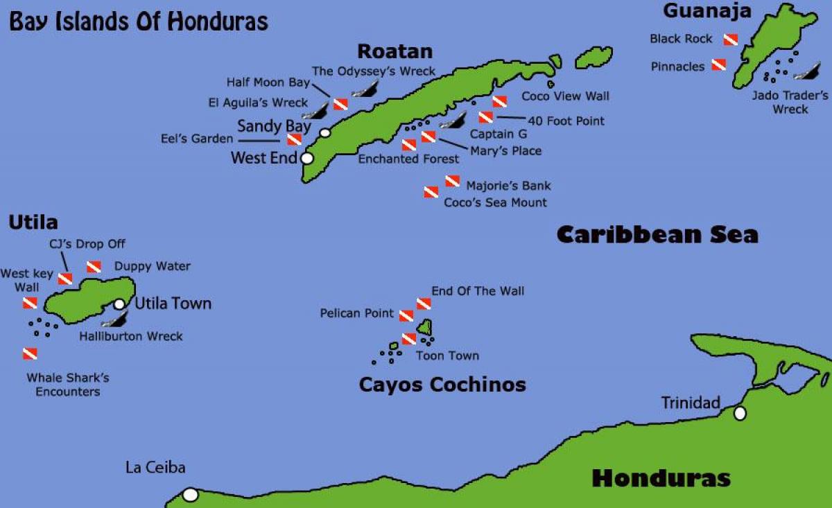 سلیمان از هندوراس نقشه