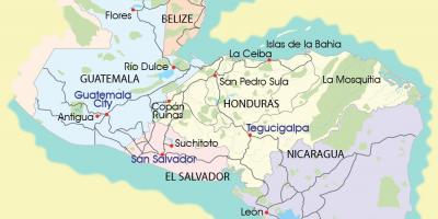 نقشه mosquitia هندوراس